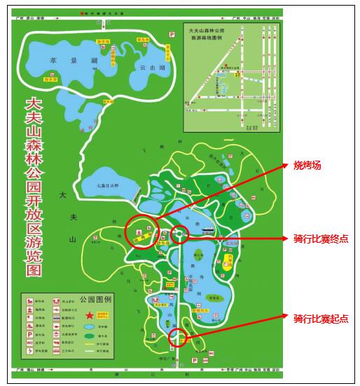 大夫山路线图